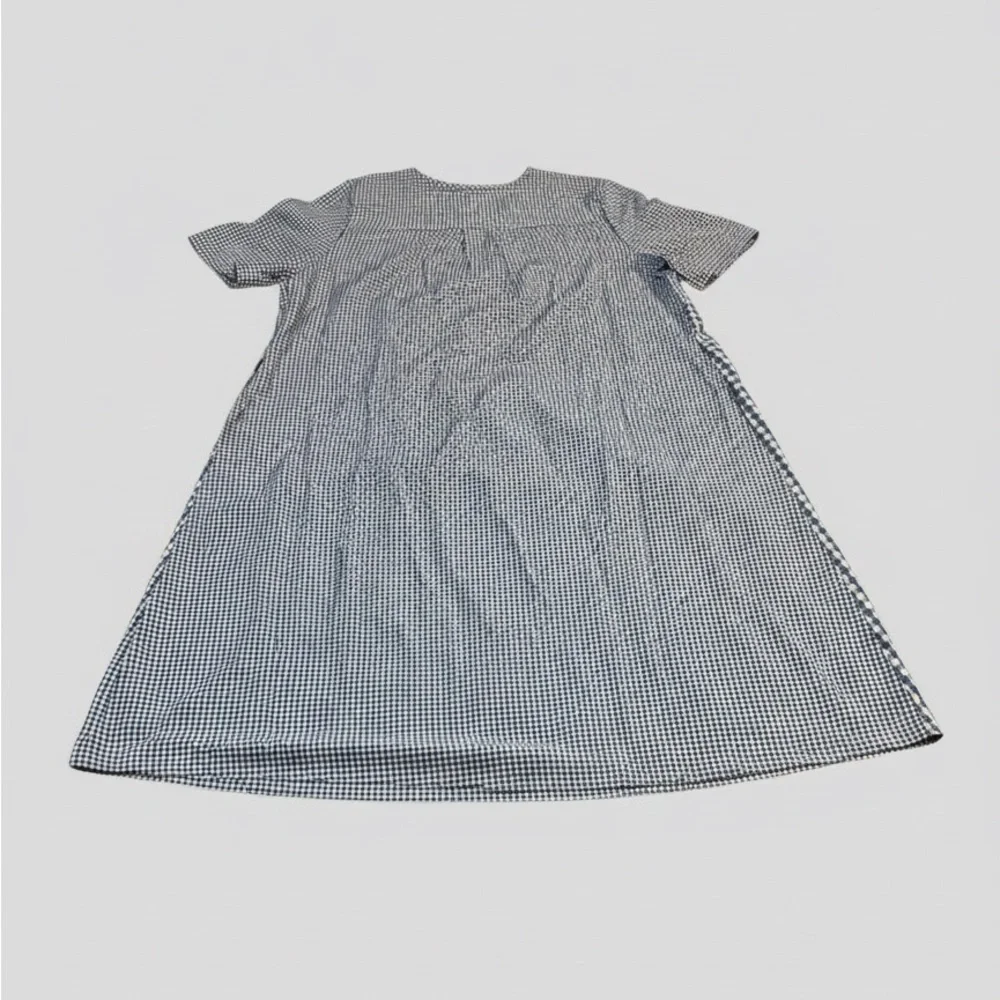 Plus Size Patchwork Gingham Tiered Midi Dress | Short Sleeve | NWOT | Unbranded - Picture 4 of 5